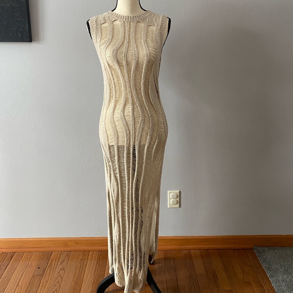 Haute Hippie weave dress or coverup. Size Small. NWT